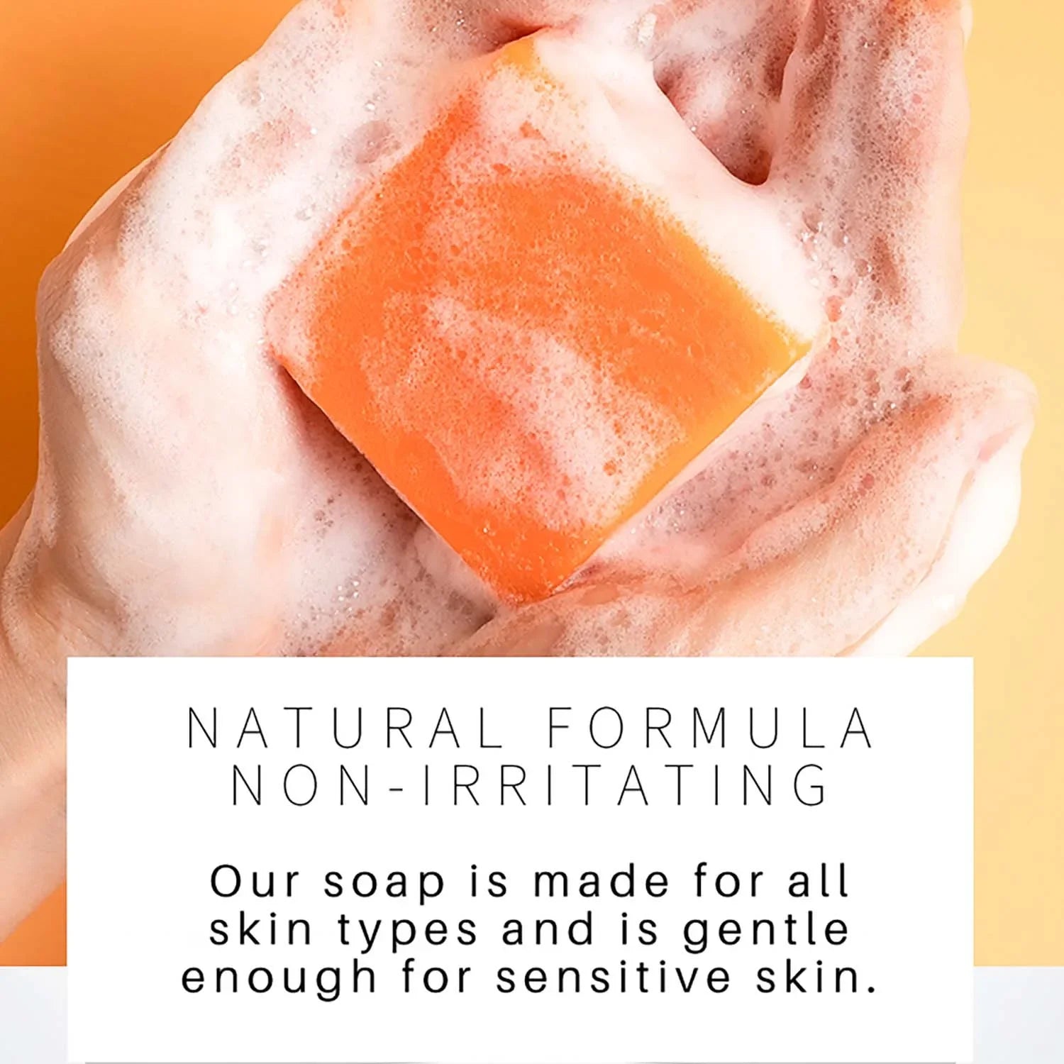 100G Original Turmeric Soap for Dark Spot Skin Whitening Facial Body Hand Make Soap Bar Deep Cleaning Ginger Moisturizing Soap